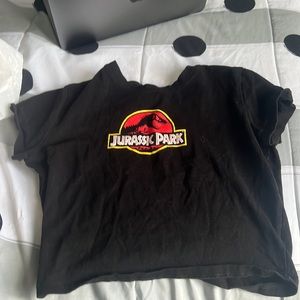 jurassic park crop top